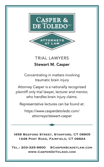 Slager Madry, leading the charge in brain injury awareness month, specializes in traumatic brain injury claims. Connect with key attorney Stewart M. Casper for expert assistance. Visit our website or offices in Stamford and Fairfield, CT for more information.
